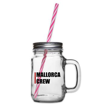 Mallorca Crew - Henkelglas mit Schraubdeckel - Klar - Rechts