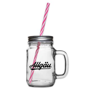Allgäu - Henkelglas mit Schraubdeckel - Klar - Rechts