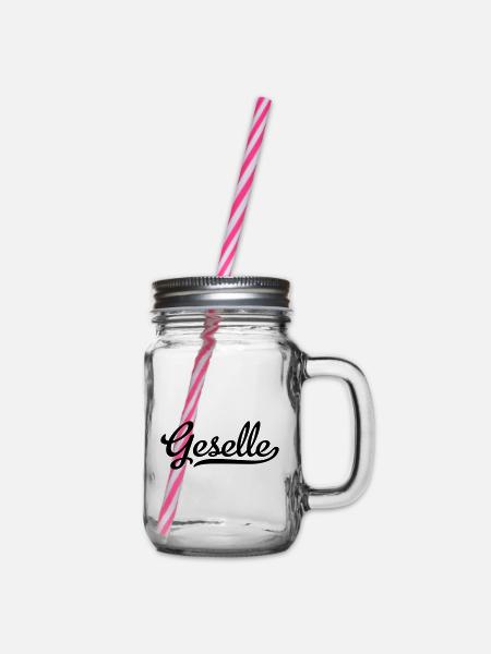 Geselle - Henkelglas mit Schraubdeckel - Klar