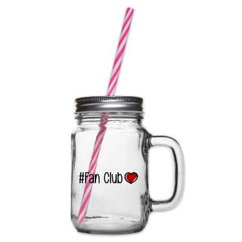 Coeur du Fan Club - Bocal à boisson - transparent - Droite