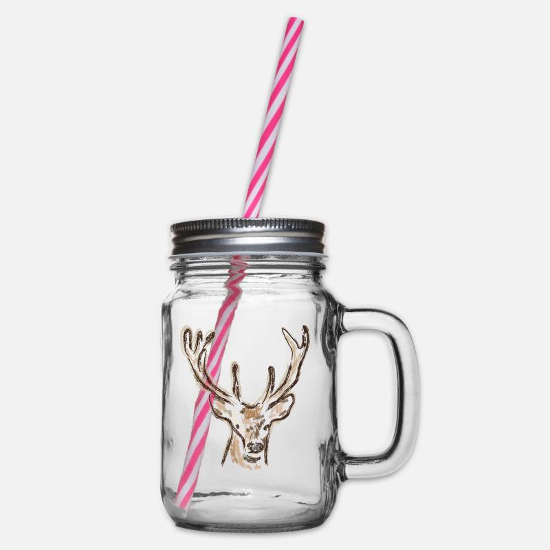 Tenue I Love Deer - Bocal à boisson - transparent