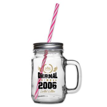 2006 limited edition - Glass jar with handle and screw cap - clear - Right