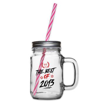 2013 best of - Glass jar with handle and screw cap - clear - Right
