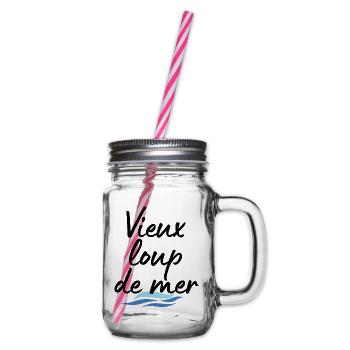 Vieux loup de mer - Bocal à boisson - transparent - Droite