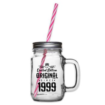 1999 limited edition - Henkelglas mit Schraubdeckel - Klar - Rechts
