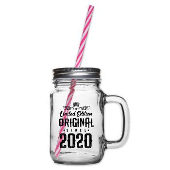 2020 limited edition - Henkelglas mit Schraubdeckel - Klar - Rechts