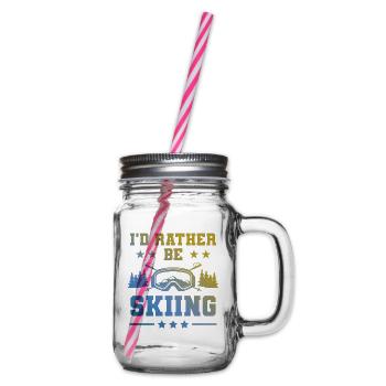 Ski Skiing - Bocal à boisson - transparent - Droite