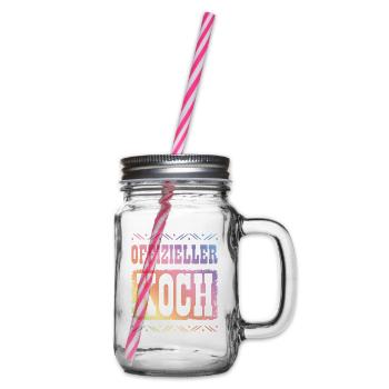 Premium Koch - Henkelglas mit Schraubdeckel - Klar - Rechts