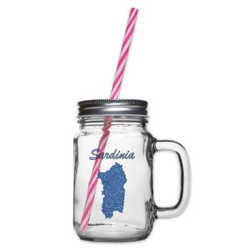 Sardinien Insel Italien Sardinia Island Italy - Glass jar with handle and screw cap - clear - Right