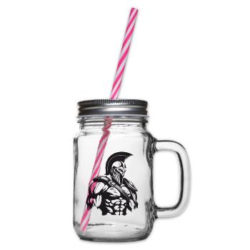 Spartan Gym Gladiateur Muscles Musculation - Bocal à boisson - transparent - Droite