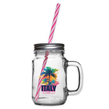Vacances de l’équipage de fête en Italie - Bocal à boisson - transparent - Droite