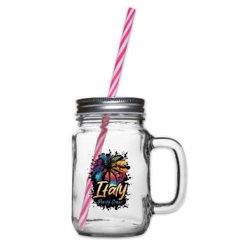 Vacances de l’équipage de fête en Italie - Bocal à boisson - transparent - Droite