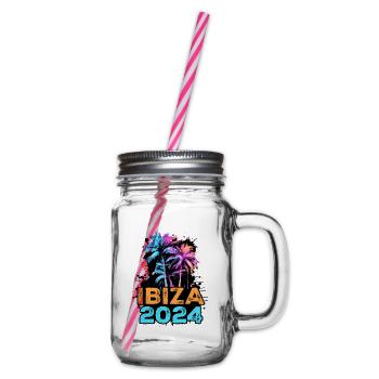 Tournée d’Ibiza 2024 - Bocal à boisson - transparent - Droite