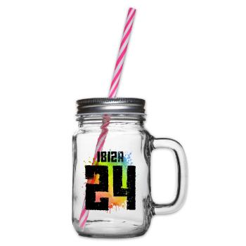 Ibiza 24 Trikot 2024 - Henkelglas mit Schraubdeckel - Klar - Rechts