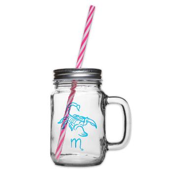 Scorpion - Glass jar with handle and screw cap - clear - Right