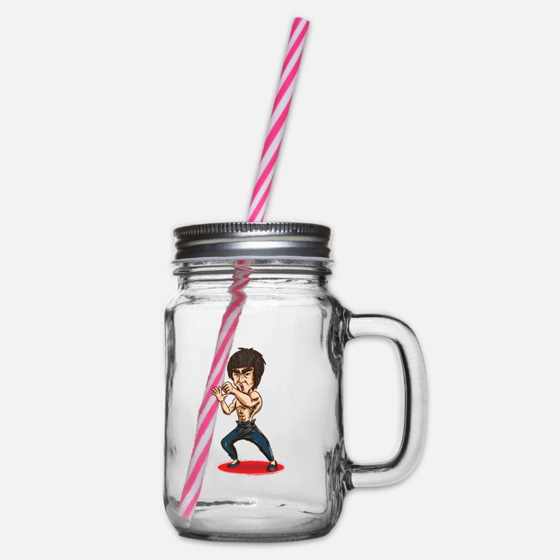 Sport emblématique Bruce Lee - Bocal à boisson - transparent