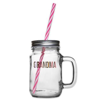 Oma - Henkelglas mit Schraubdeckel - Klar - Rechts