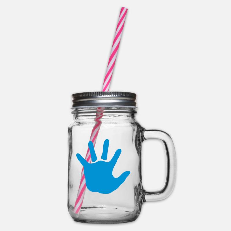 Bébé main - Bocal à boisson - transparent