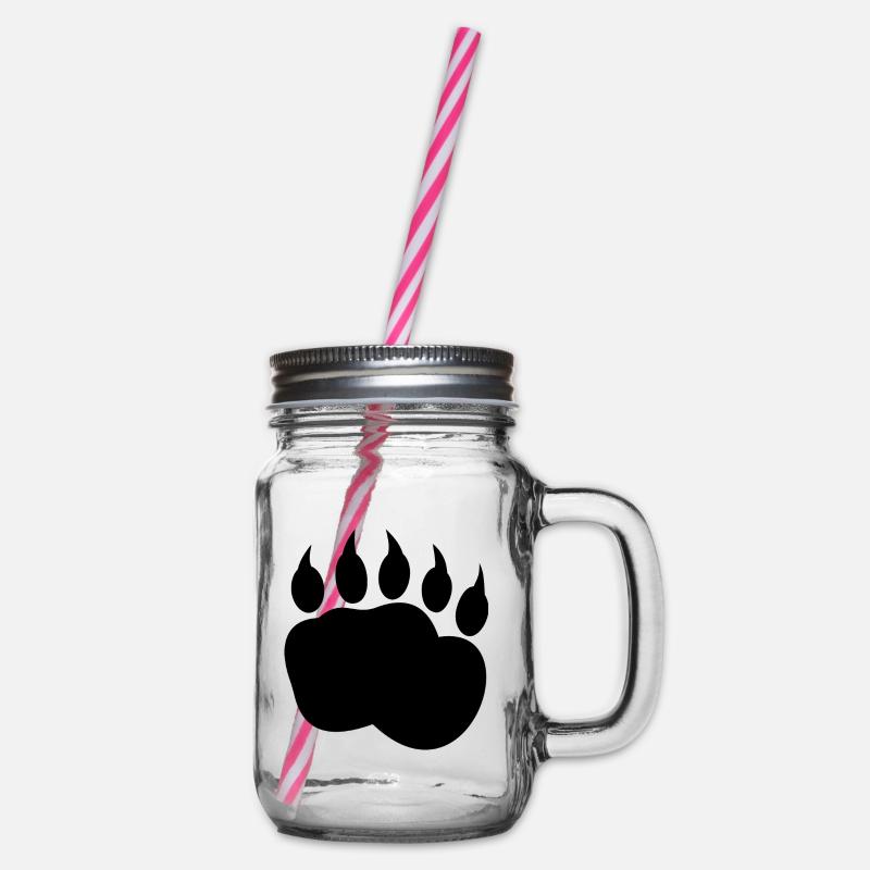 Bear paw. - Bocal à boisson - transparent