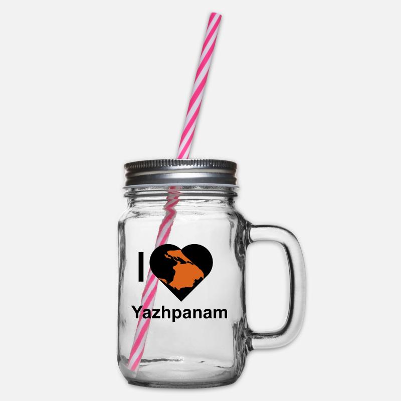 Yazhpanam - Henkelglas mit Schraubdeckel - Klar