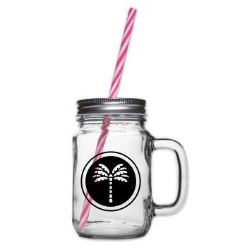 Icône de palmier - Bocal à boisson - transparent - Droite