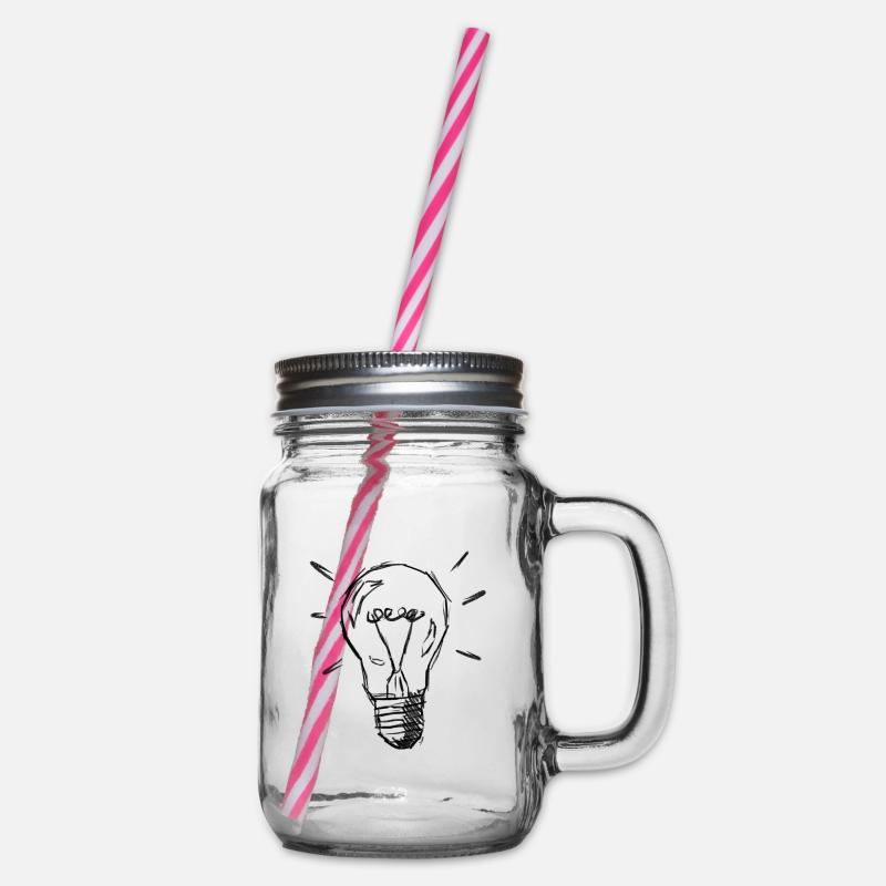 Lampe lumineuse - Bocal à boisson - transparent