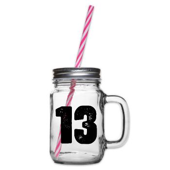 Maillot à 13 numéros - Bocal à boisson - transparent - Droite