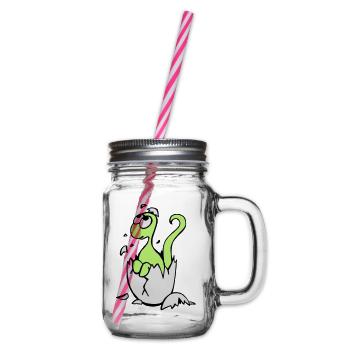 Bébé Dinosaure - Bocal à boisson - transparent - Droite