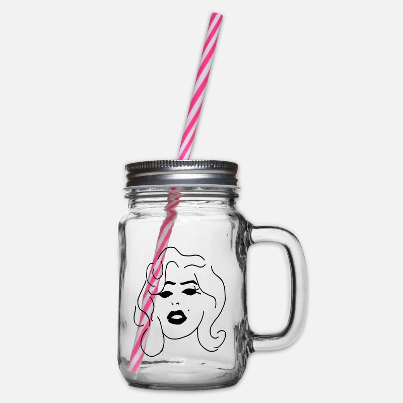 Marilyn Monroe - Bocal à boisson - transparent