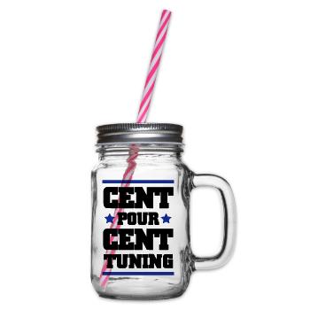 CENT POUR CENT TUNING - Bocal à boisson - transparent - Droite