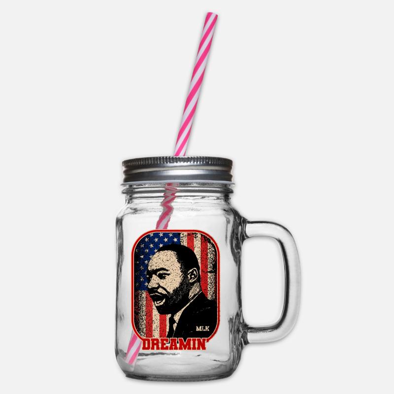 MARTIN LUTHER KING - Bocal à boisson - transparent