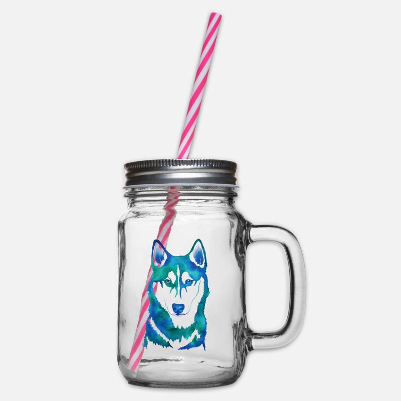 Chien - Bocal à boisson - transparent