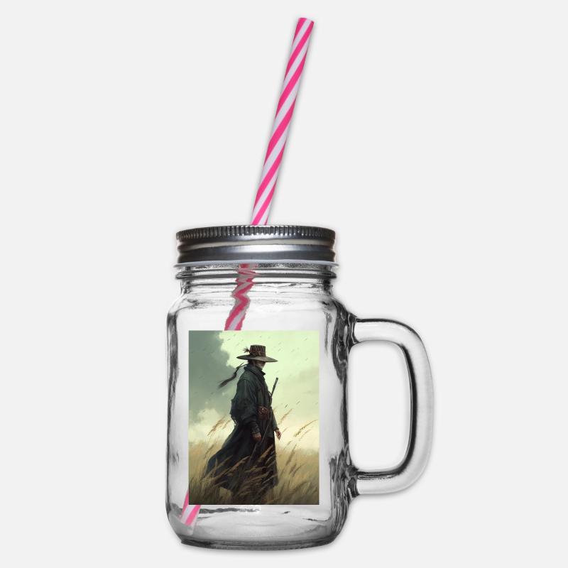 Samurai II - Henkelglas mit Schraubdeckel - Klar