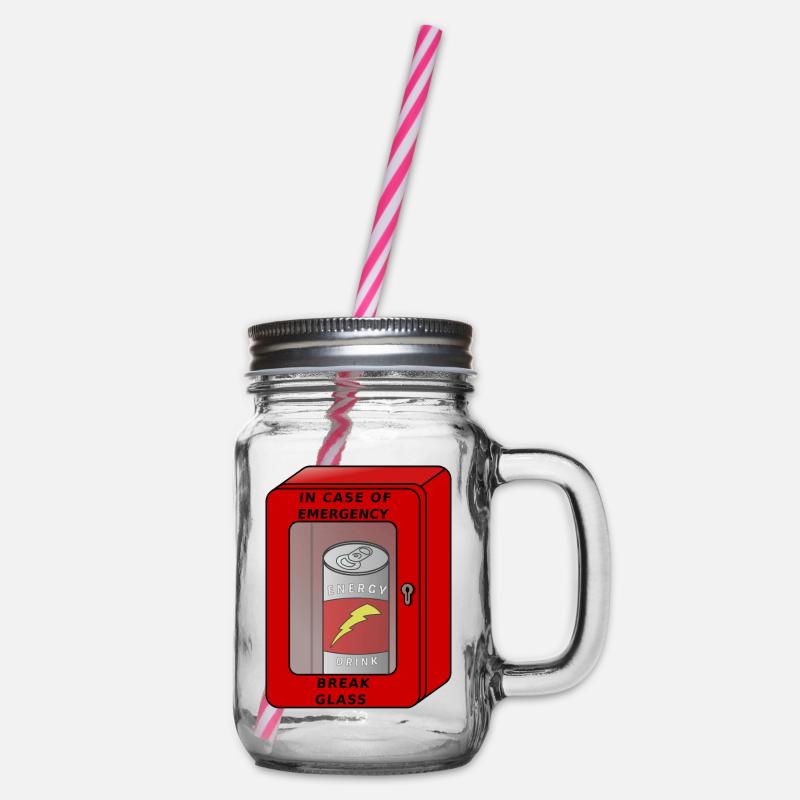 En cas d'urgence - Bocal à boisson - transparent
