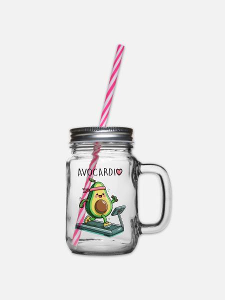 Avocardio - Bocal à boisson - transparent