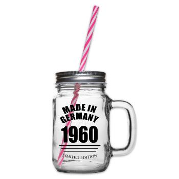 MADE IN GERMANY 1960 limited edition - Glass jar with handle and screw cap - clear - Right