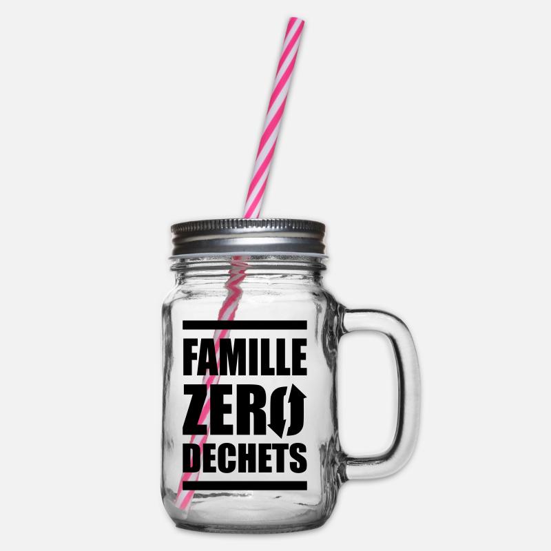 Famille Zero Dechets - Bocal à boisson - transparent