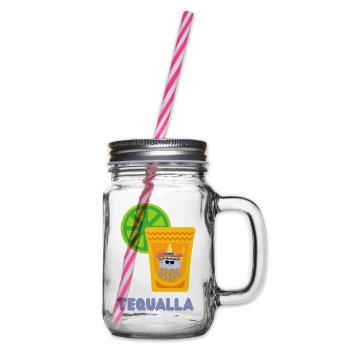 TEQUALLA - Henkelglas mit Schraubdeckel - Klar - Rechts