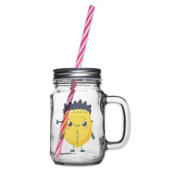 Franken-Lemon - Henkelglas mit Schraubdeckel - Klar - Rechts