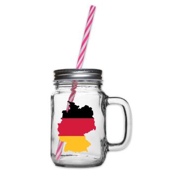 Deutschland - Henkelglas mit Schraubdeckel - Klar - Rechts
