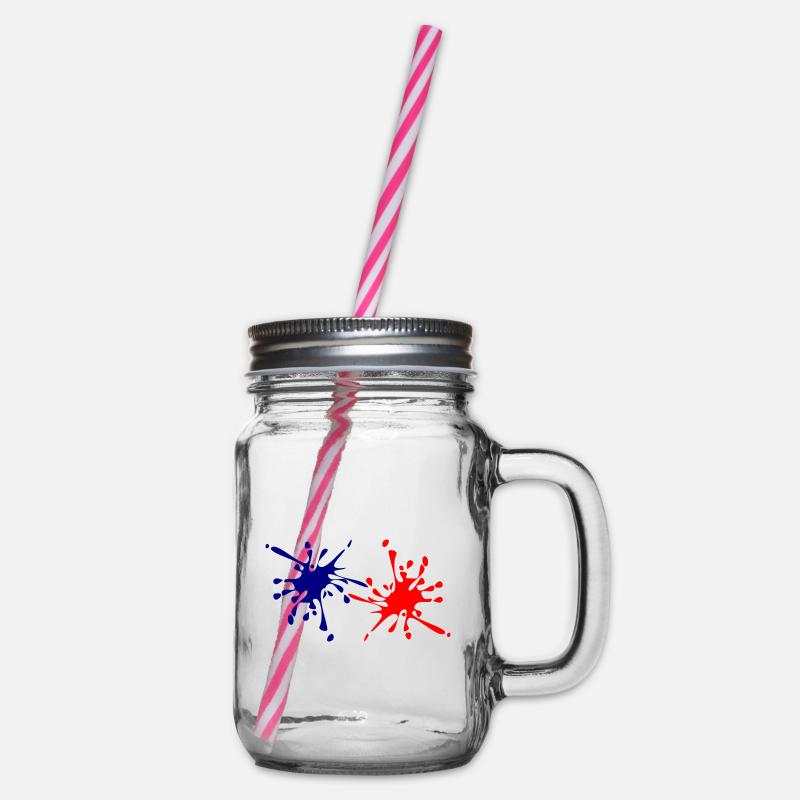 Bleu Blanc Rouge 2020 - Bocal à boisson - transparent