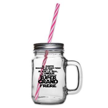 super grand frère le seul - Bocal à boisson - transparent - Droite