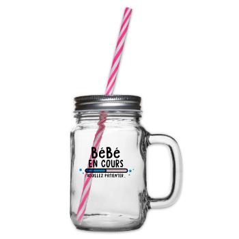 bébé en cours(veuillez patienter) - Bocal à boisson - transparent - Droite