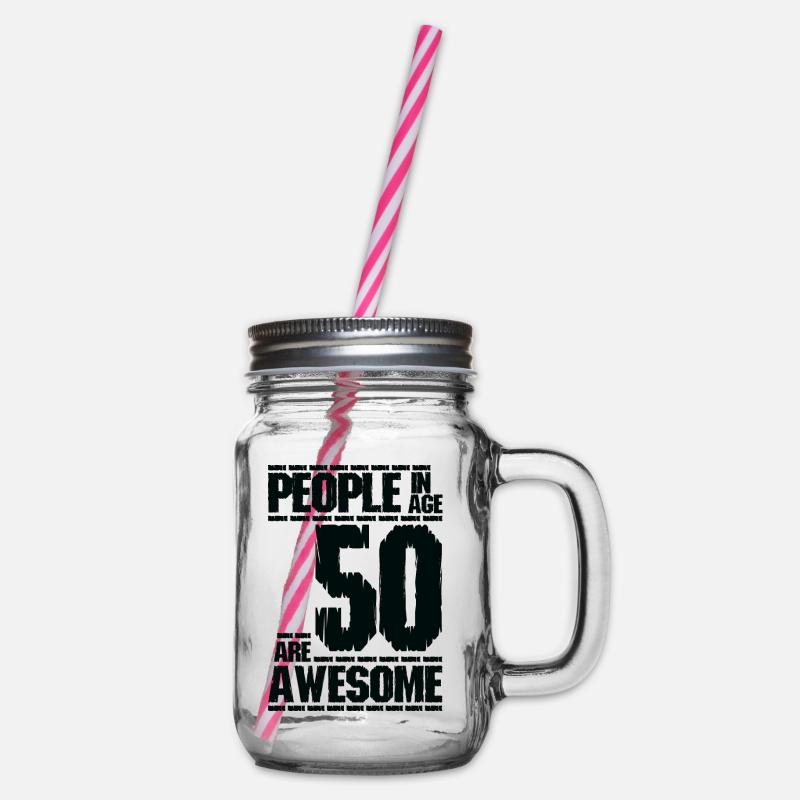 LES PERSONNES À L'ÂGE 50 SONT IMPRESSIONNANTES - Bocal à boisson - transparent