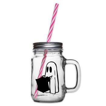 Halloween - Henkelglas mit Schraubdeckel - Klar - Rechts