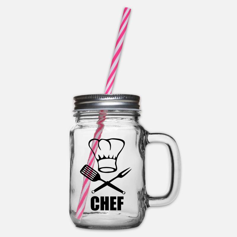 Chef - Bocal à boisson - transparent
