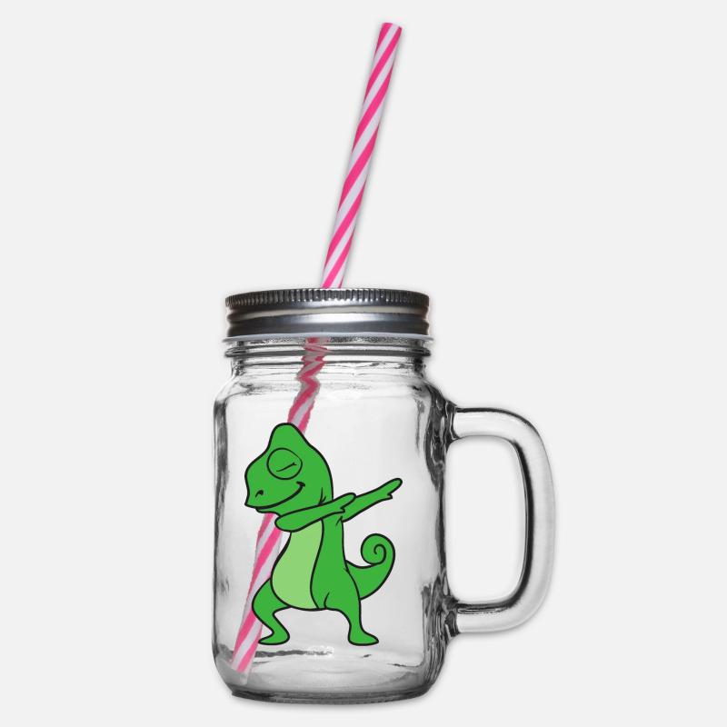 Dabbing Dab gecko reptiles - Bocal à boisson - transparent