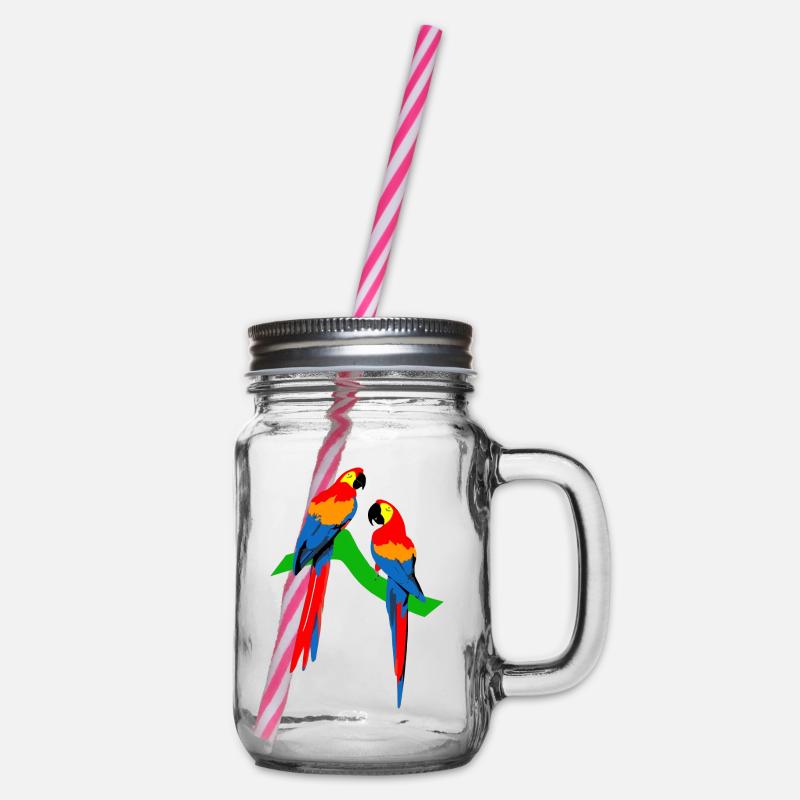 Parrots - Bocal à boisson - transparent