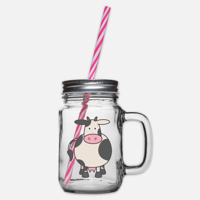 Vache - Bocal à boisson - transparent