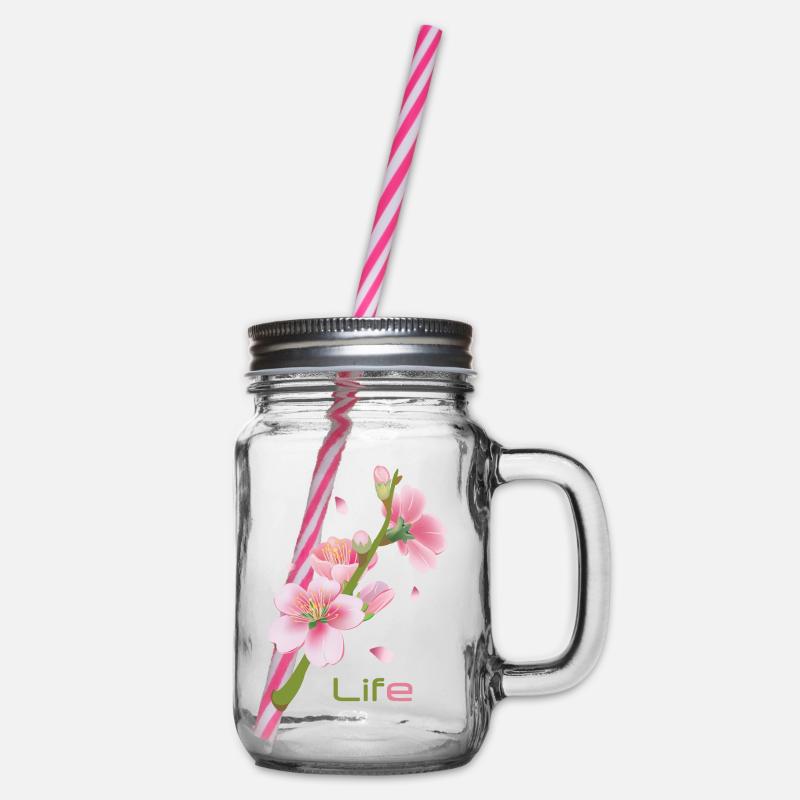Kirschblüten Fleur de cerisier Sakura - Vie - Bocal à boisson - transparent